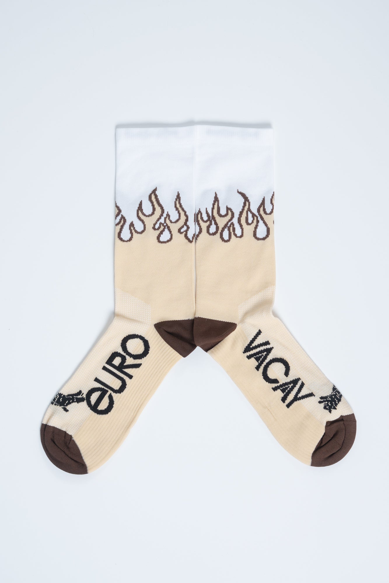 Flame Socks Tan