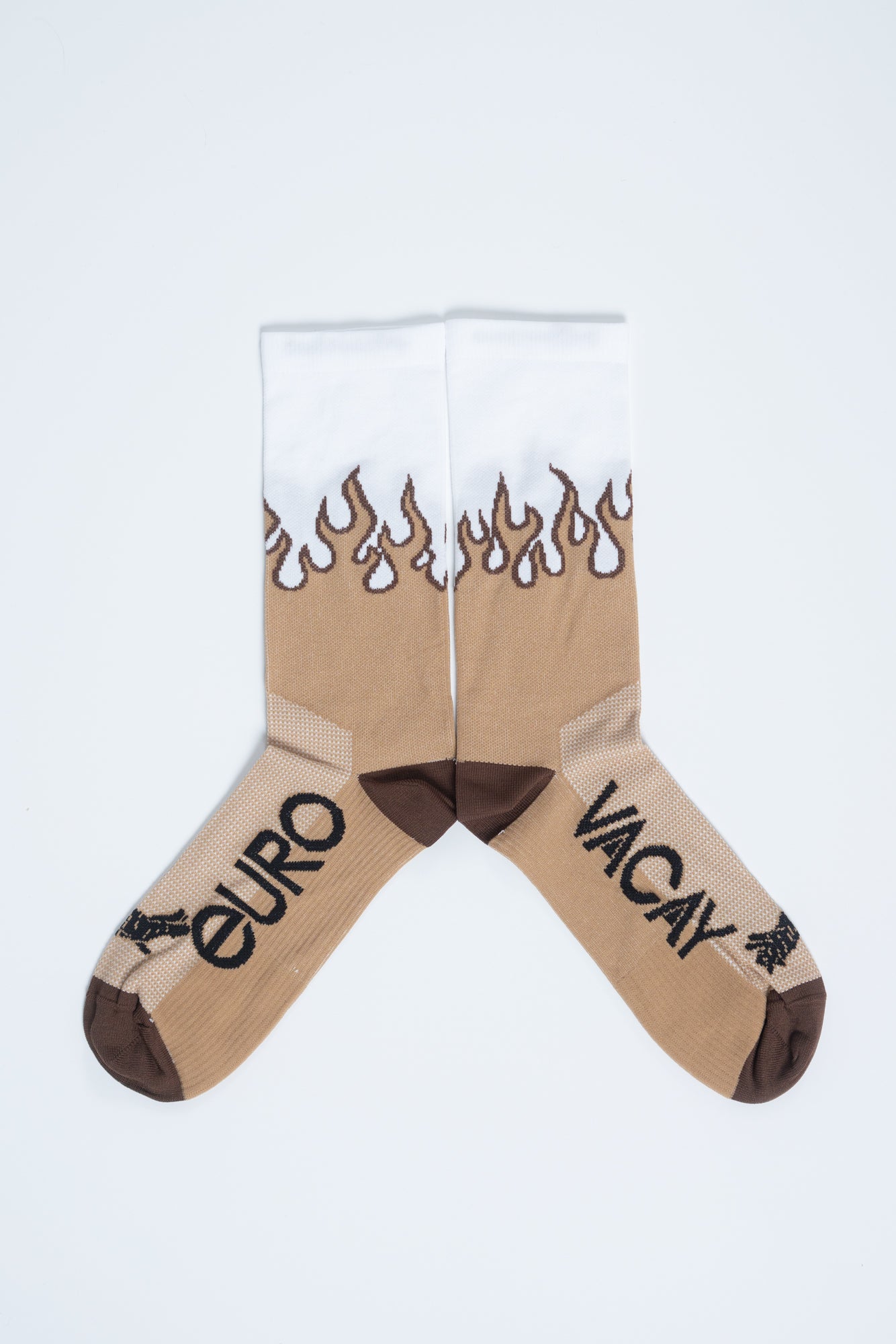 Flame Socks Brown