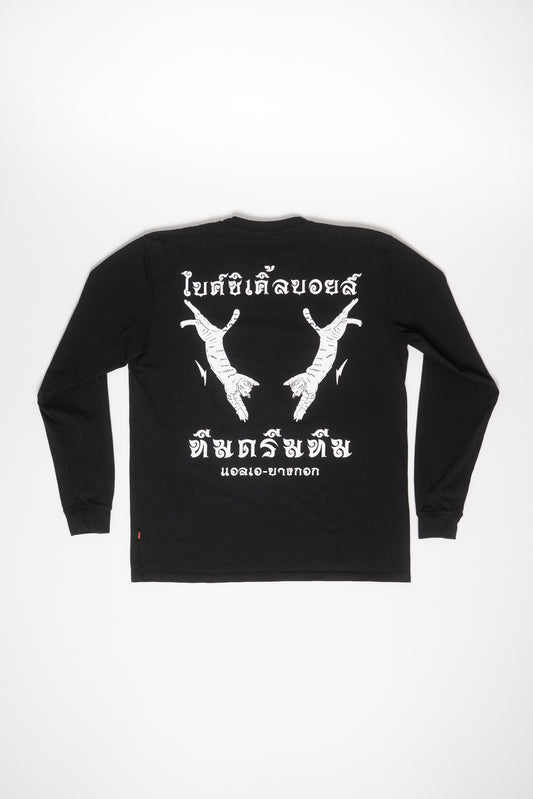 BB x TD Thai LS Tee Black