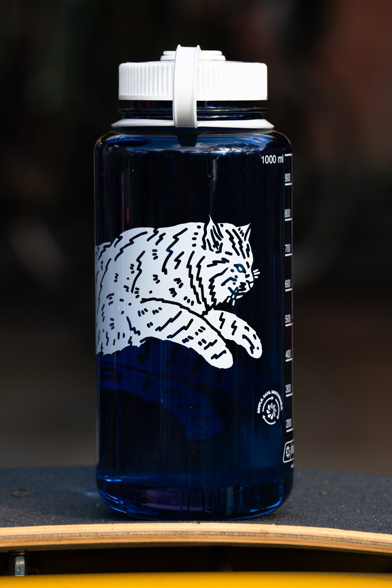 Chubby Bobcat Nalgene Blue