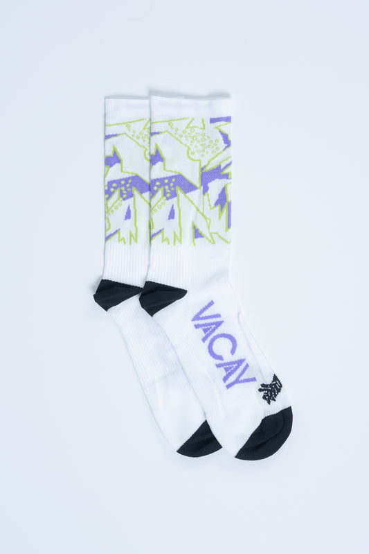 Razzle Dazzle Socks Purple/Green