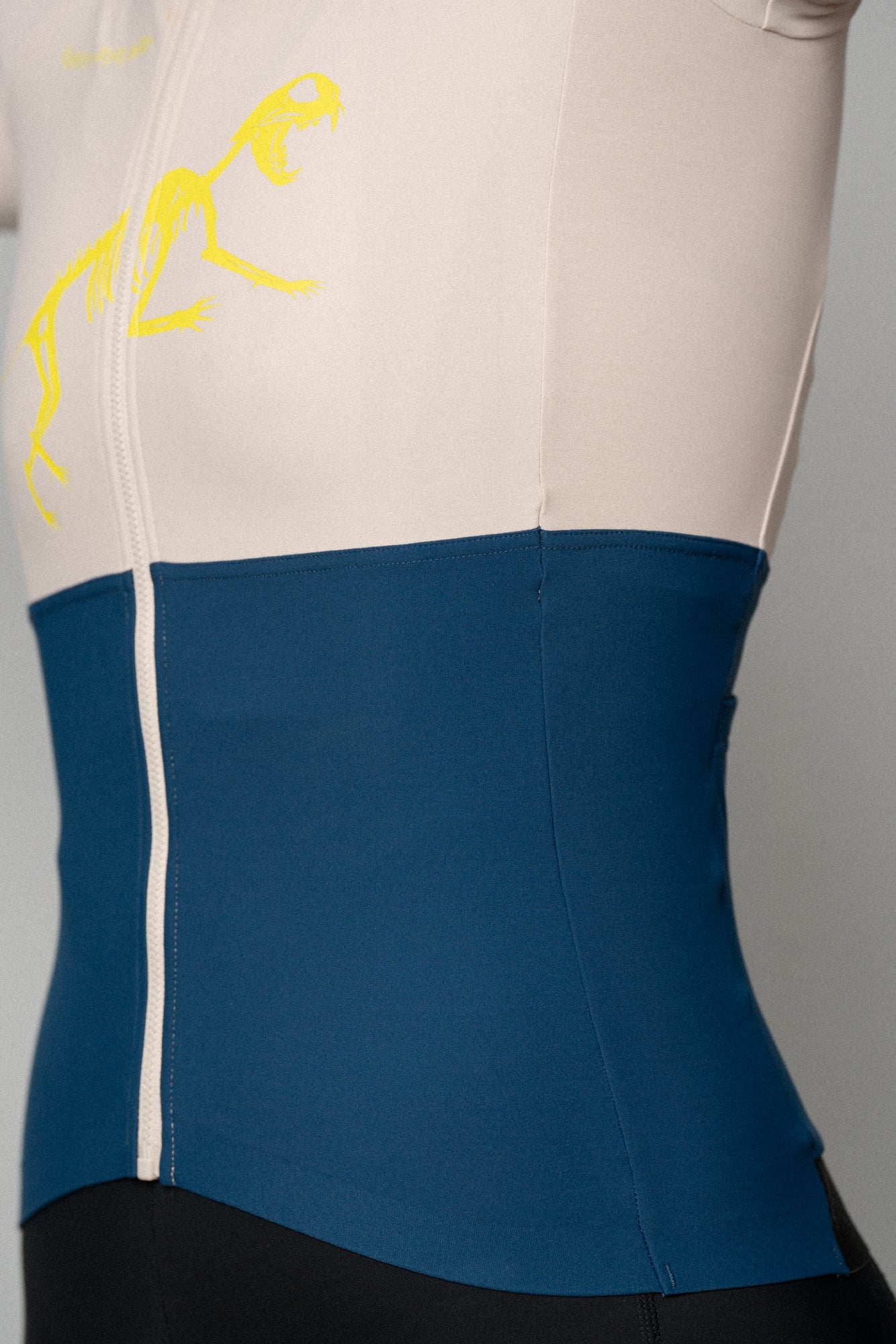 Sueño Long Sleeve Jersey Cream/Blue Block