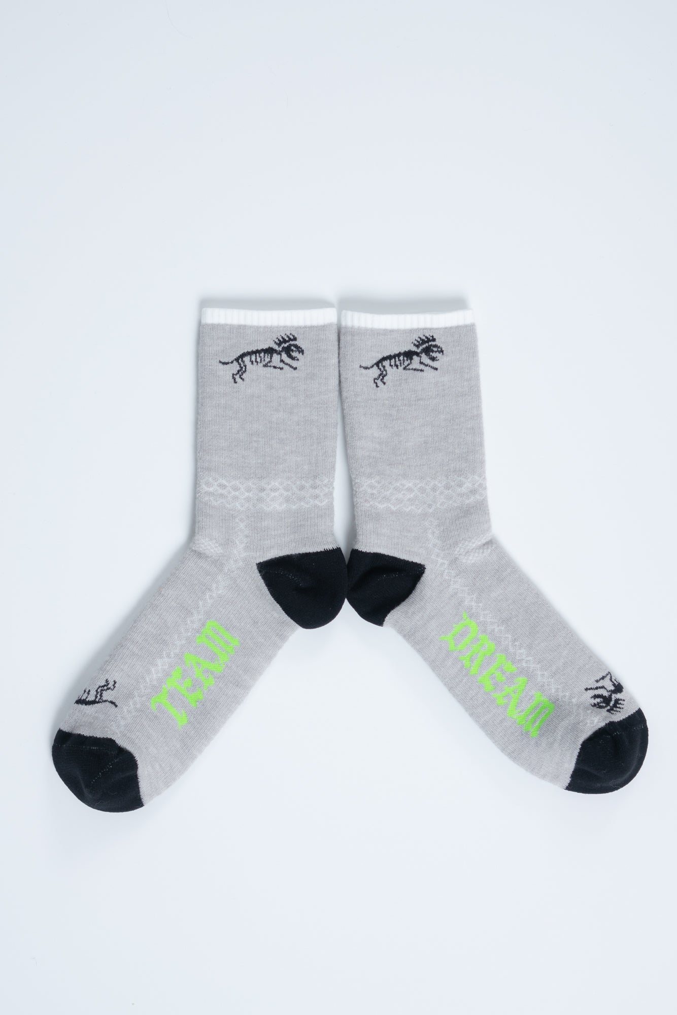 Thicky Thic Wool Boney Socks Heather Grey