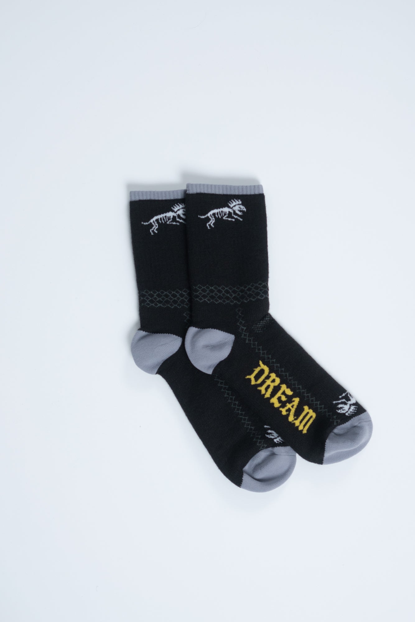 Thicky Thic Wool Boney Socks Black