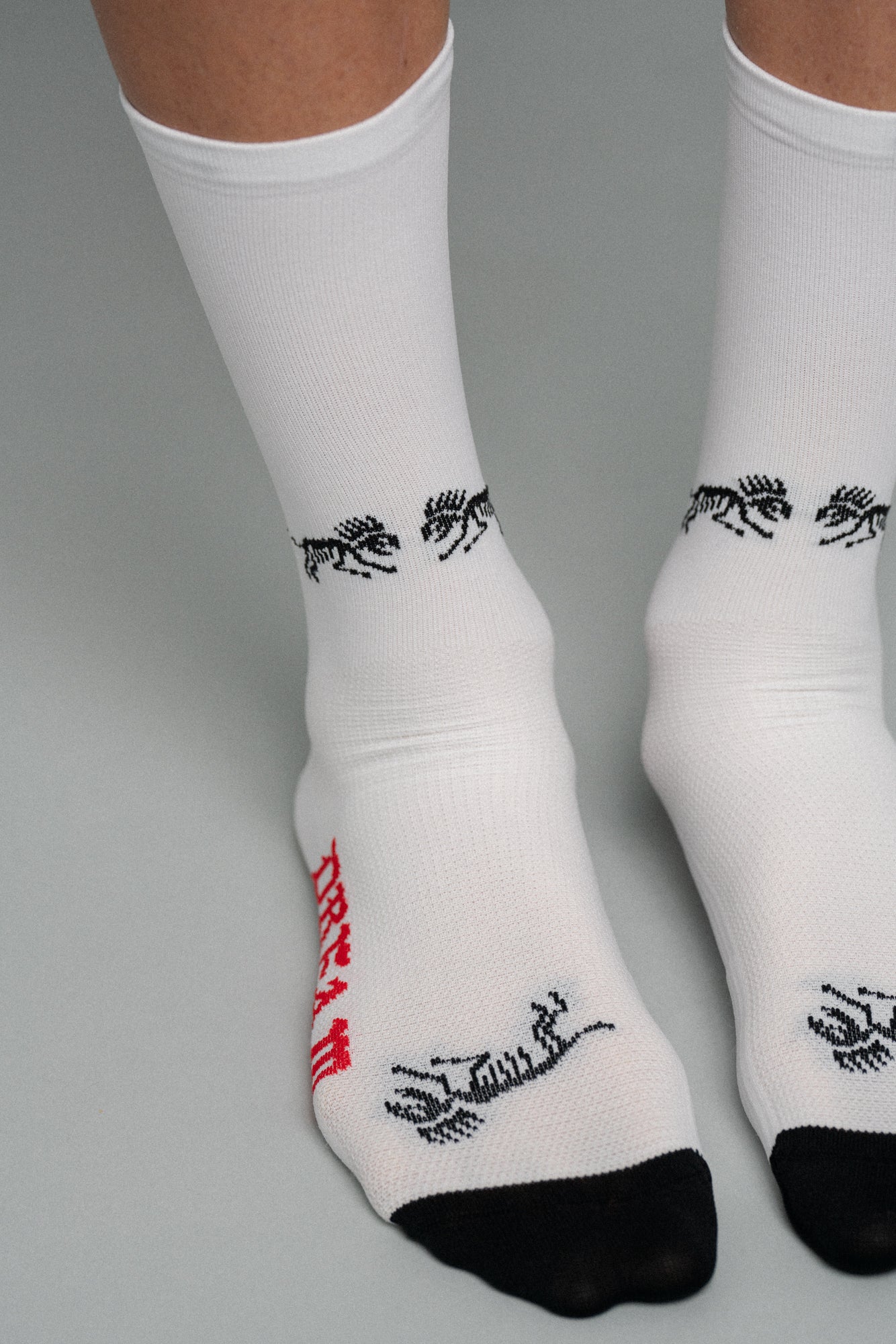 Boney Kokopelli Socks White