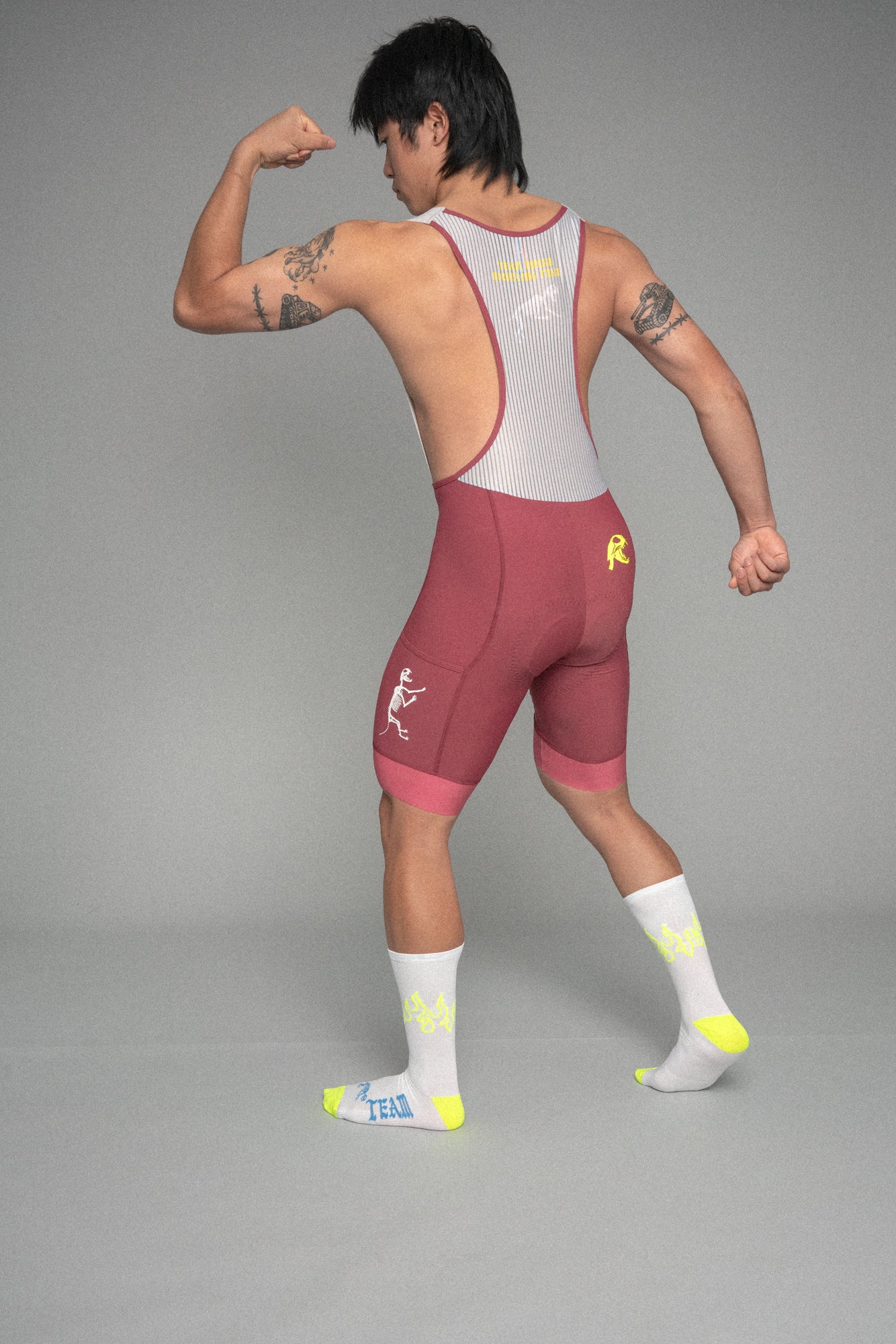 Men's über Pro Boney CARGO Bib Pinot Noir