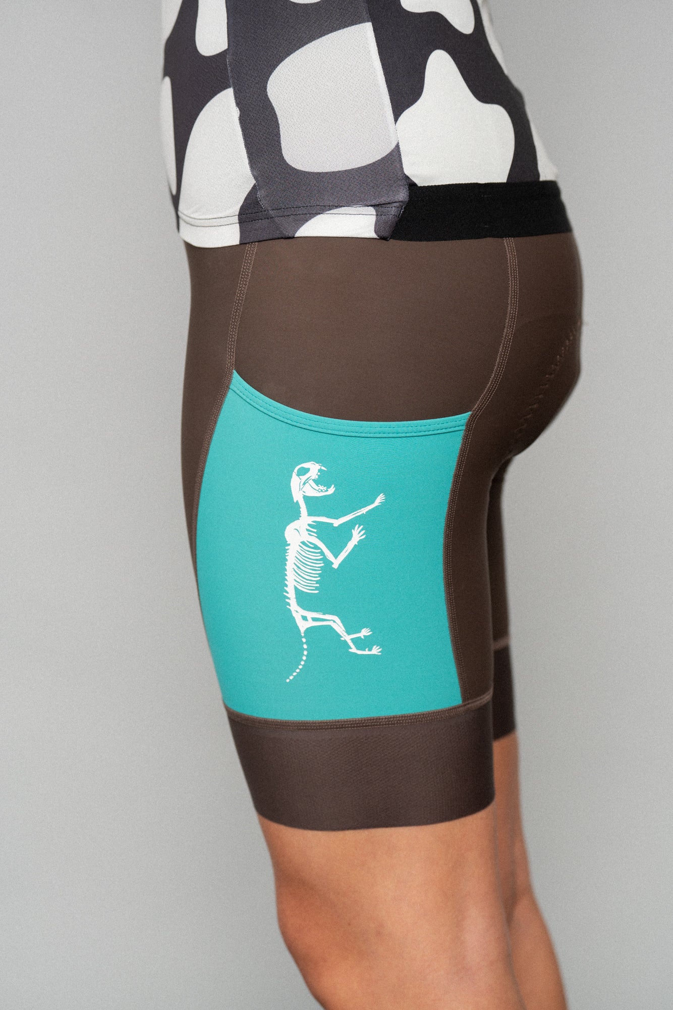 Women's über Pro Boney CARGO Bib Brown/Teal