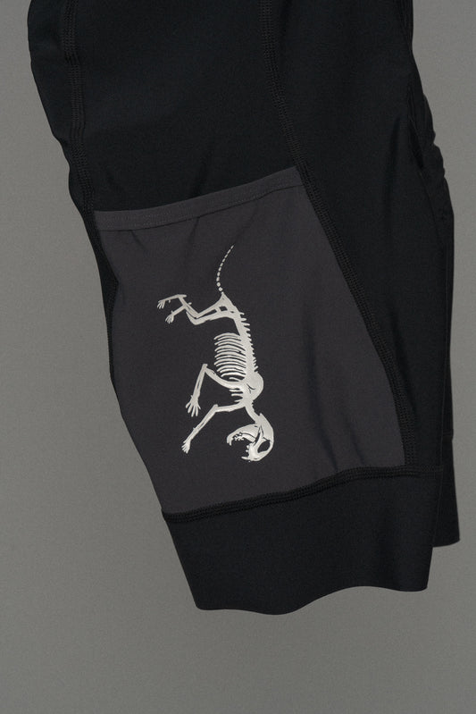 Women's über Pro Boney CARGO Bib Black/Charcoal