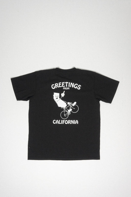 Greetings from California Tee Black