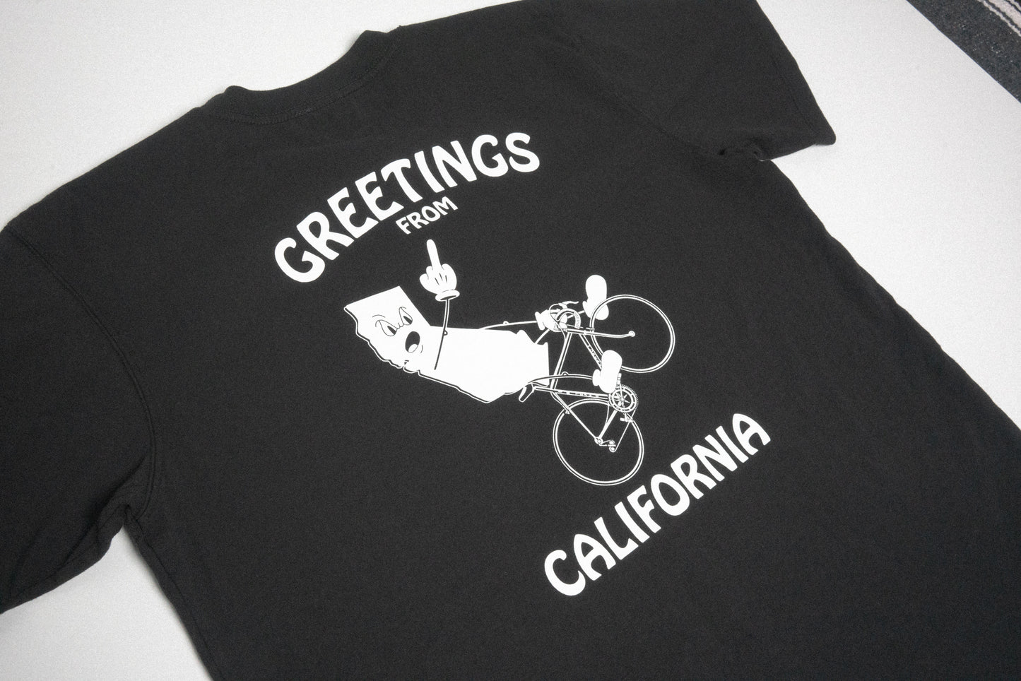Greetings from California Tee Black