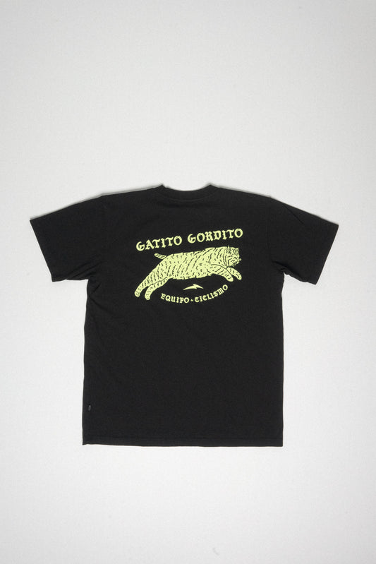 Gatito Gordito Tee Black