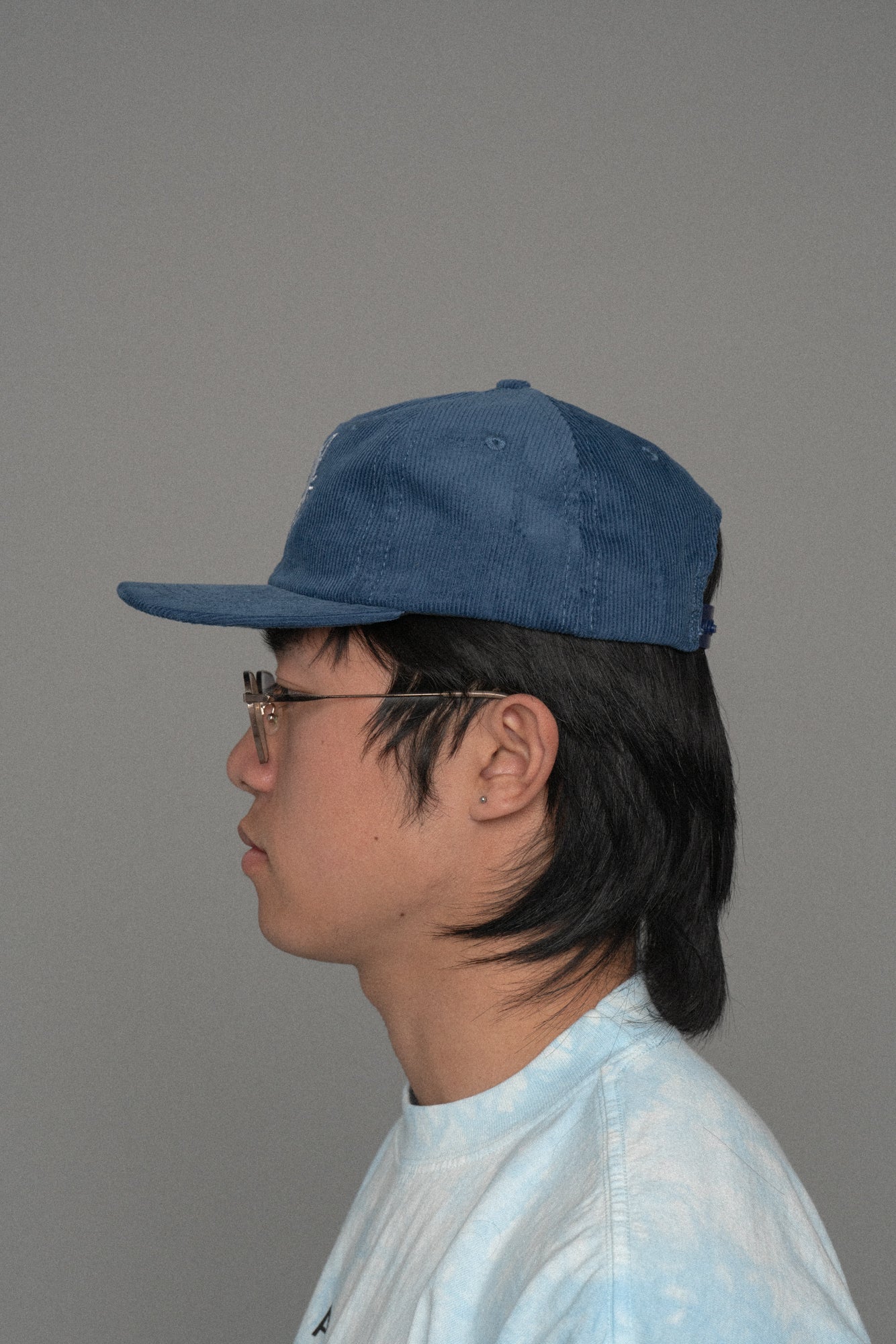 Cub House Swirl Corduroy Cap Blue