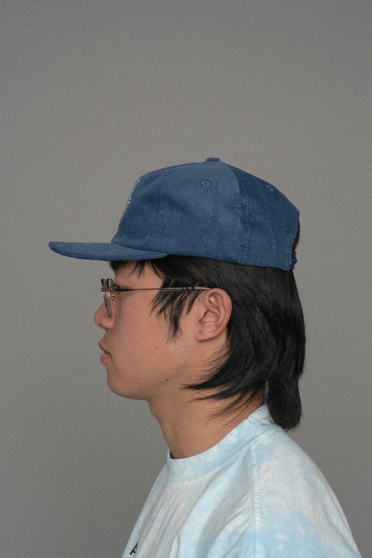 Cub House Swirl Corduroy Cap Blue