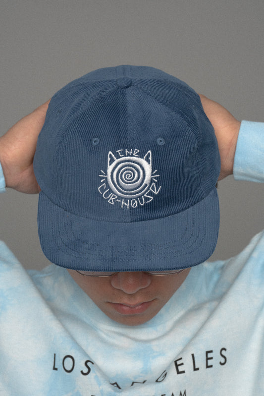 Cub House Swirl Corduroy Cap Blue