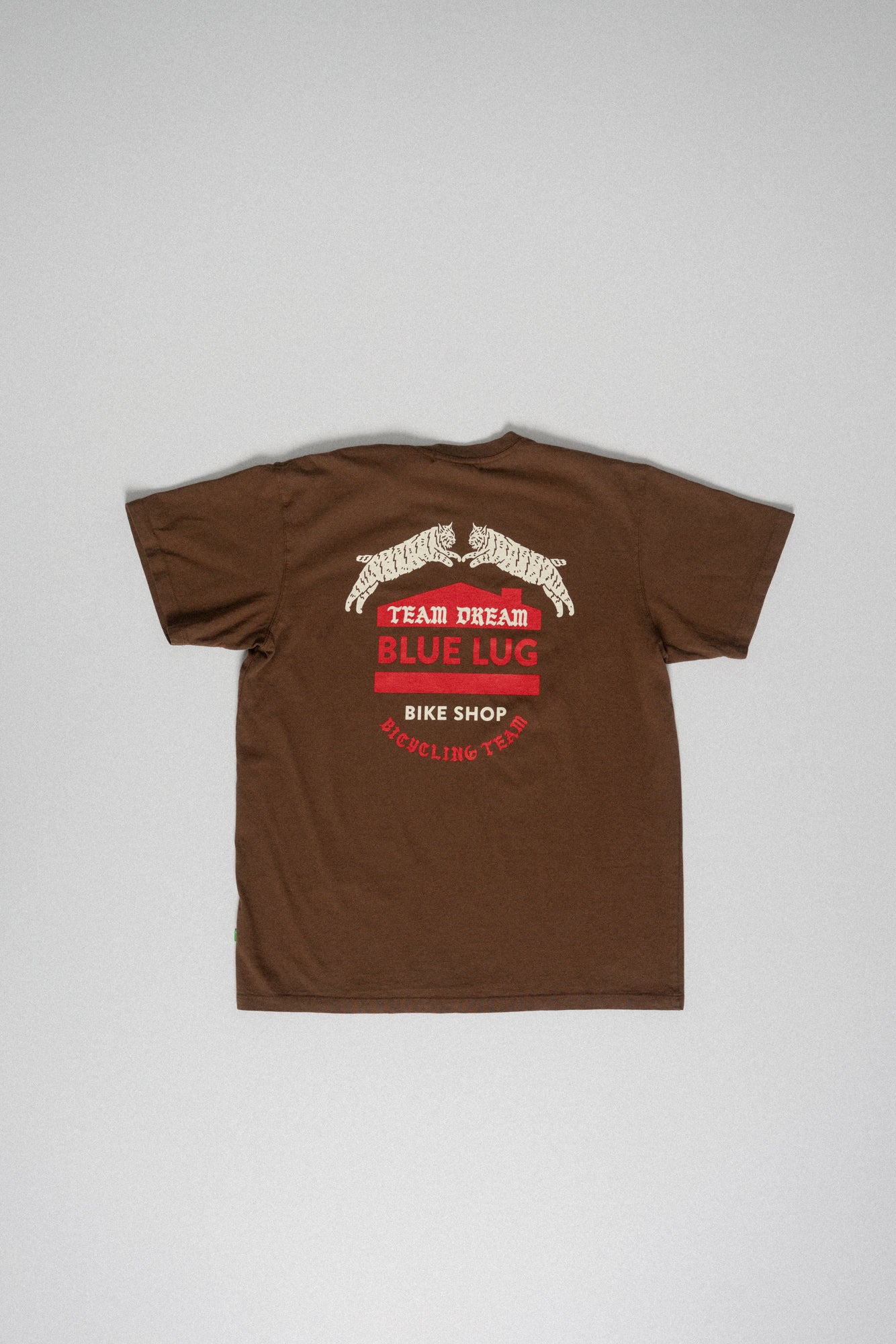 Blue Lug x TD Shop Tee Brown