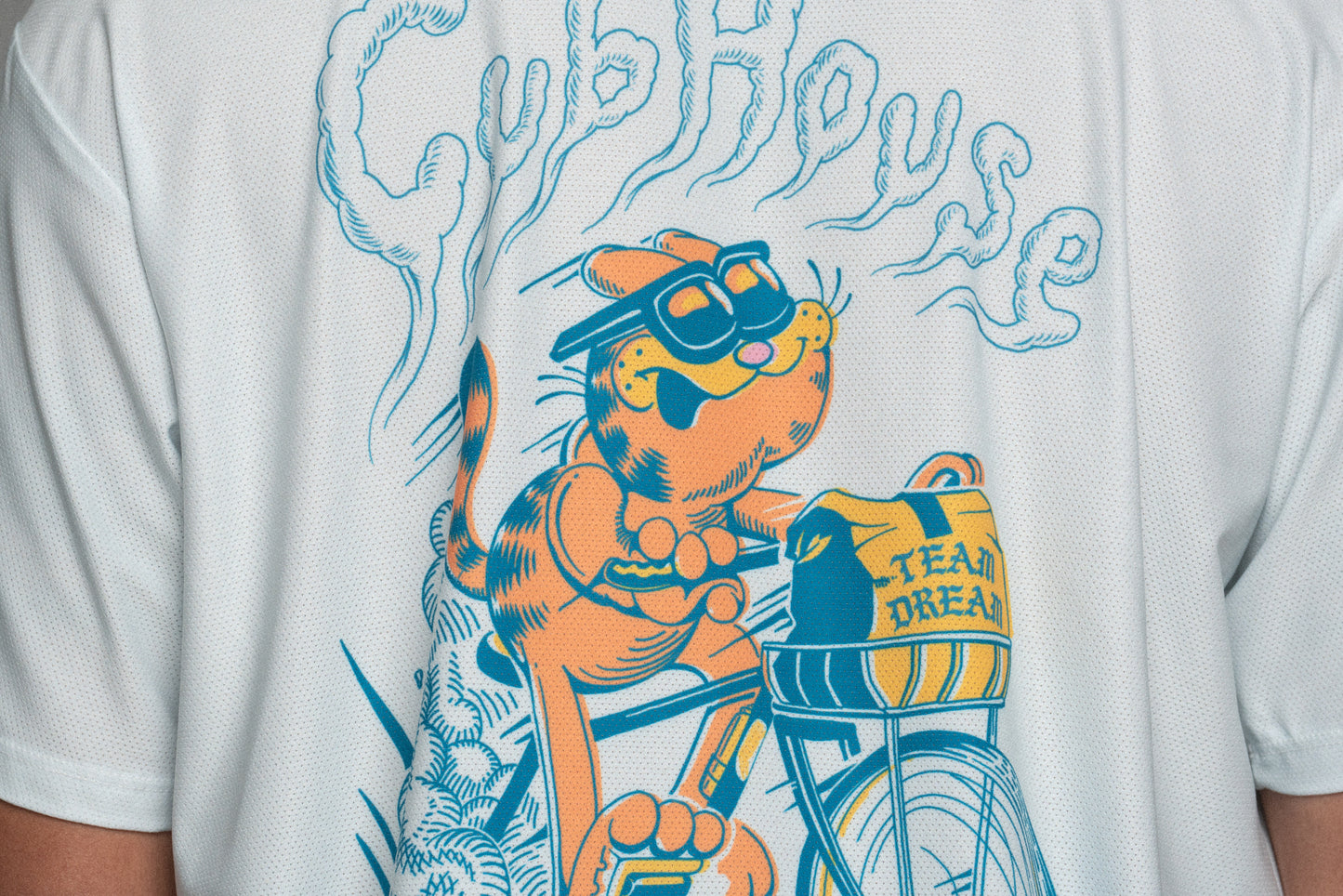 Thicc and Dirty Tech Tee Blue