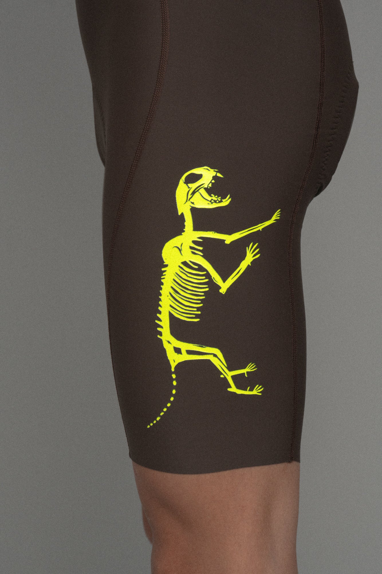 Men's über Pro Boney Bib Brown/Hi-Vis Cat