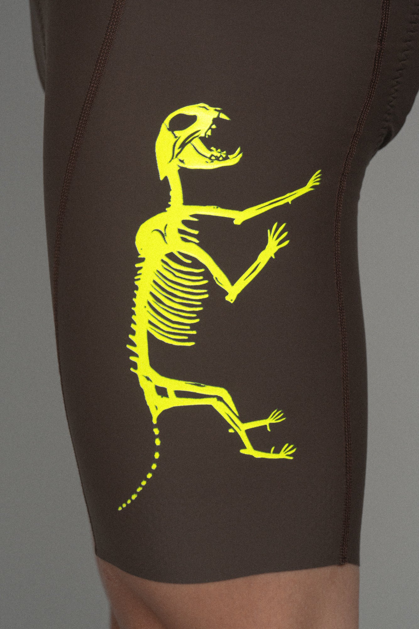 Men's über Pro Boney Bib Brown/Hi-Vis Cat