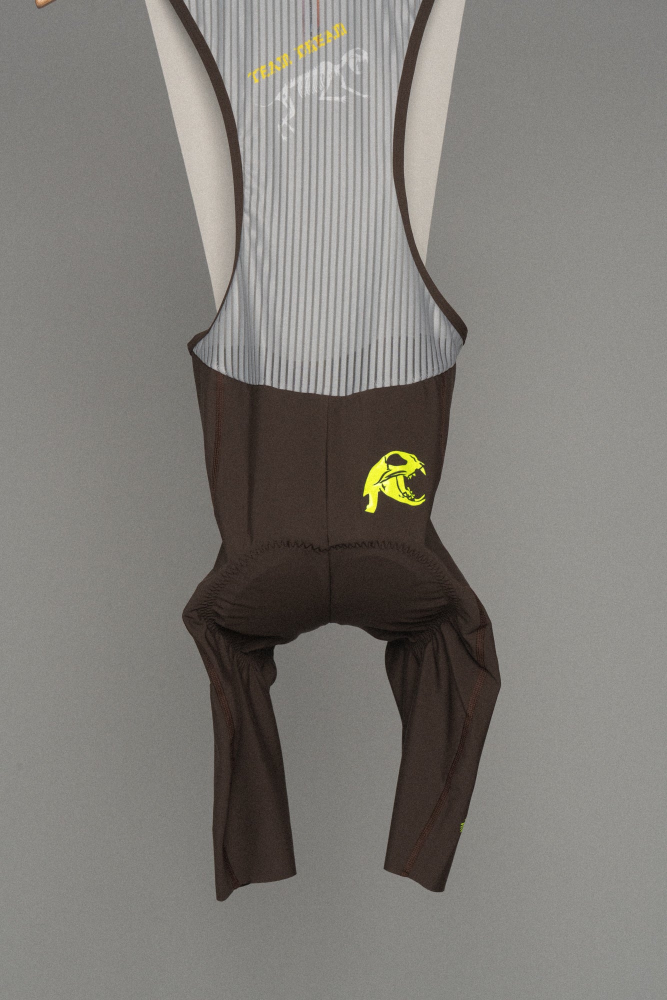 Men's über Pro Boney Bib Brown/Hi-Vis Cat