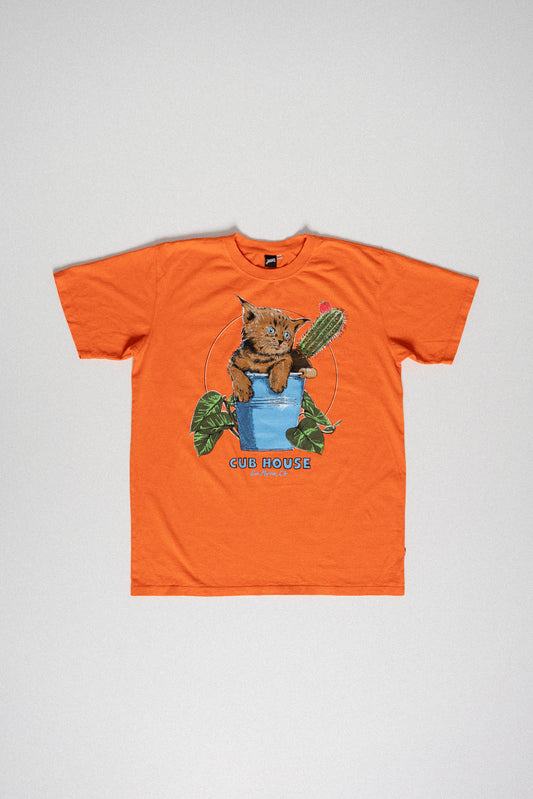 Bucket Cat Tee Orange