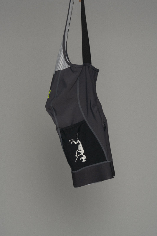 Women's über Pro Boney CARGO Bib Charcoal/Black
