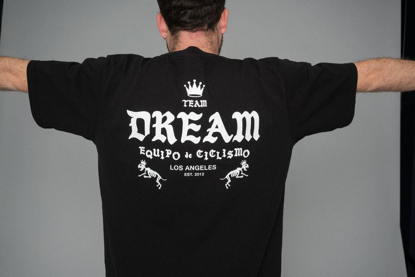 Crown Script Tee Black