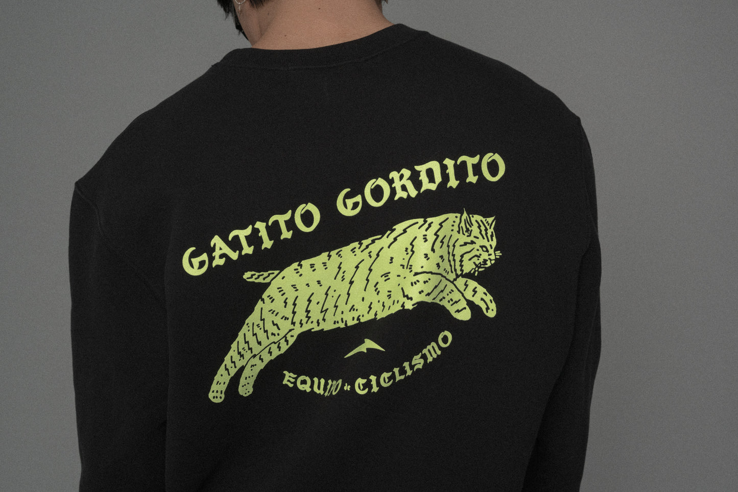Gatito Gordito Crewneck Black