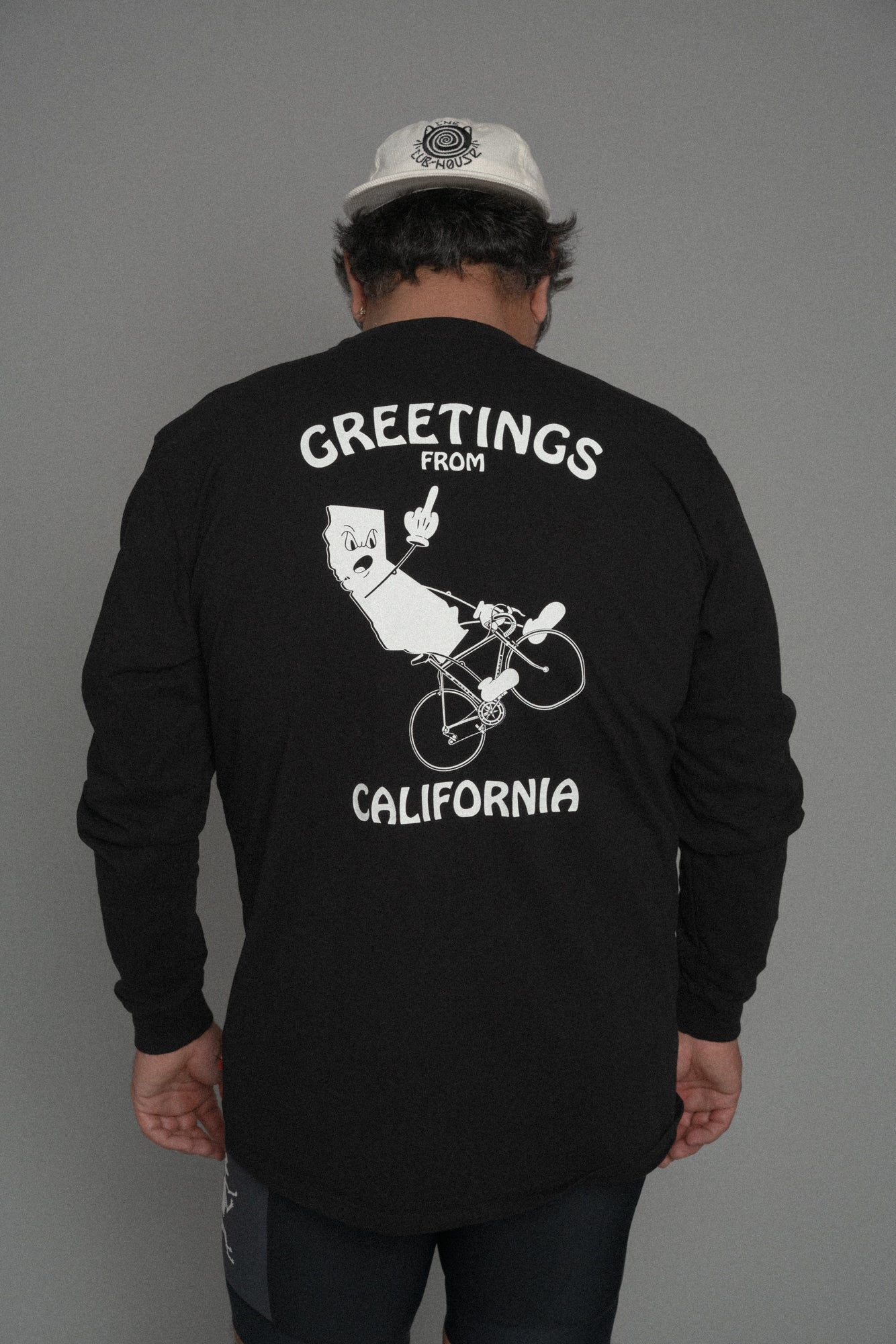 Greetings from California LS Tee Black