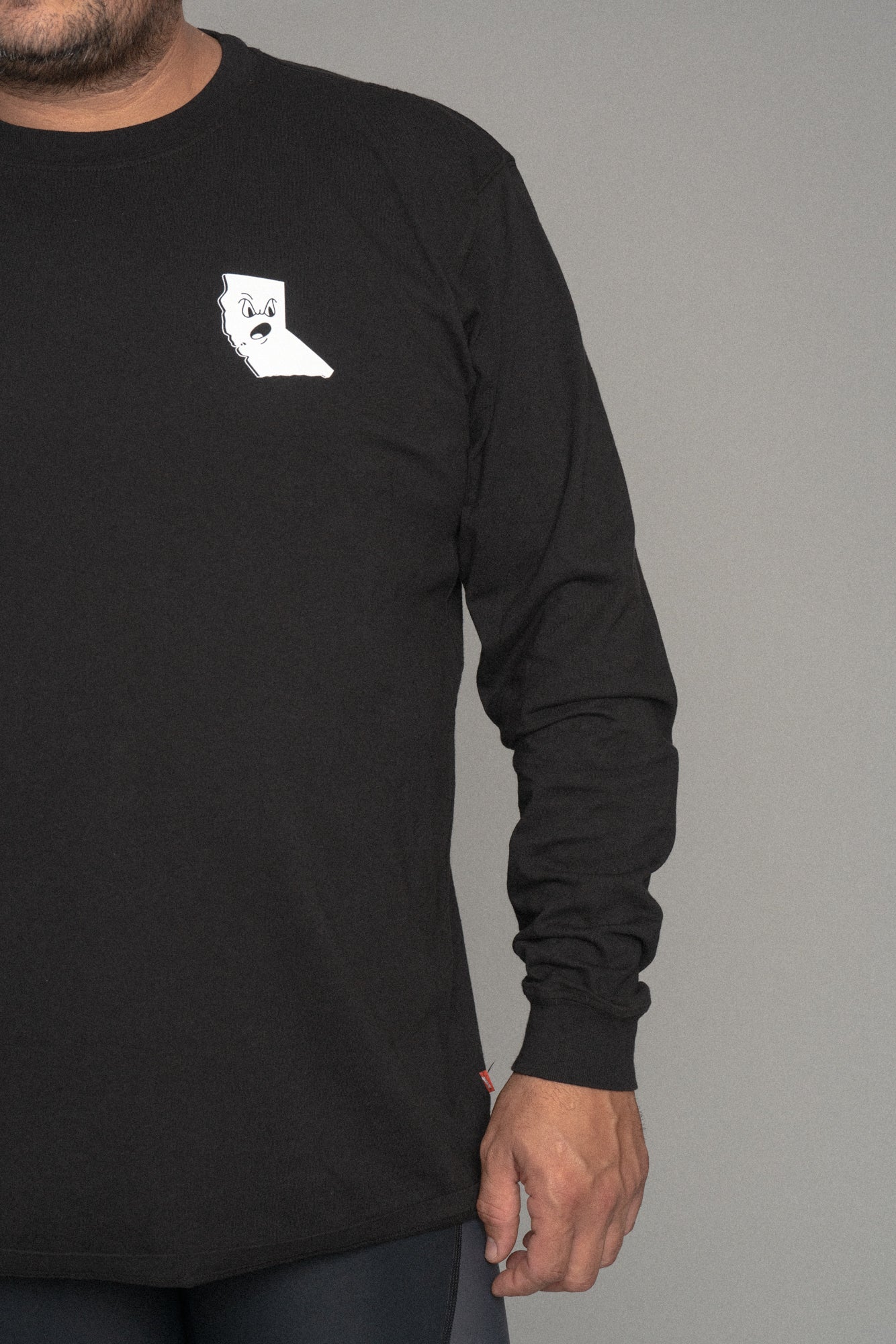 Greetings from California LS Tee Black