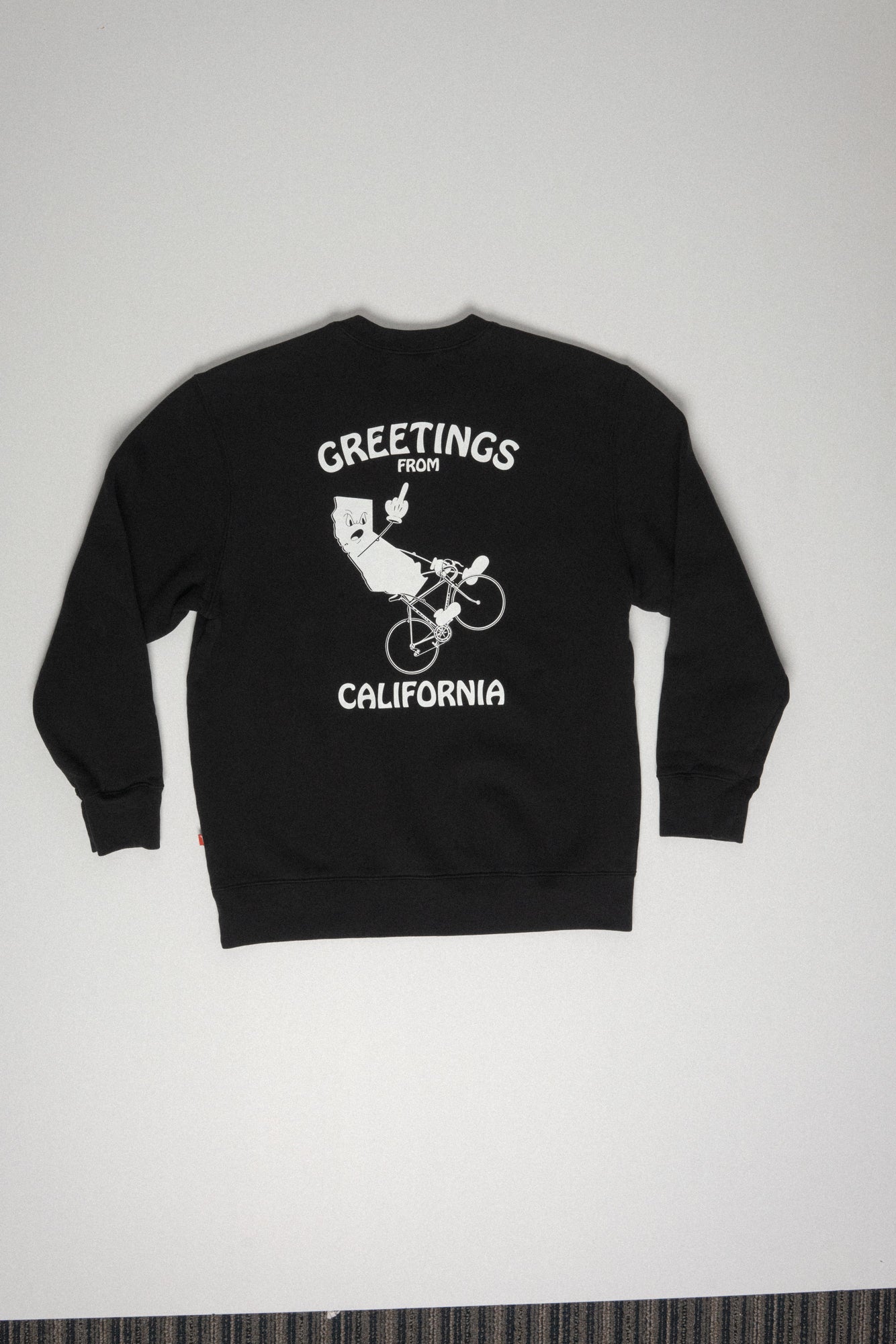 Greetings from California Crewneck Black