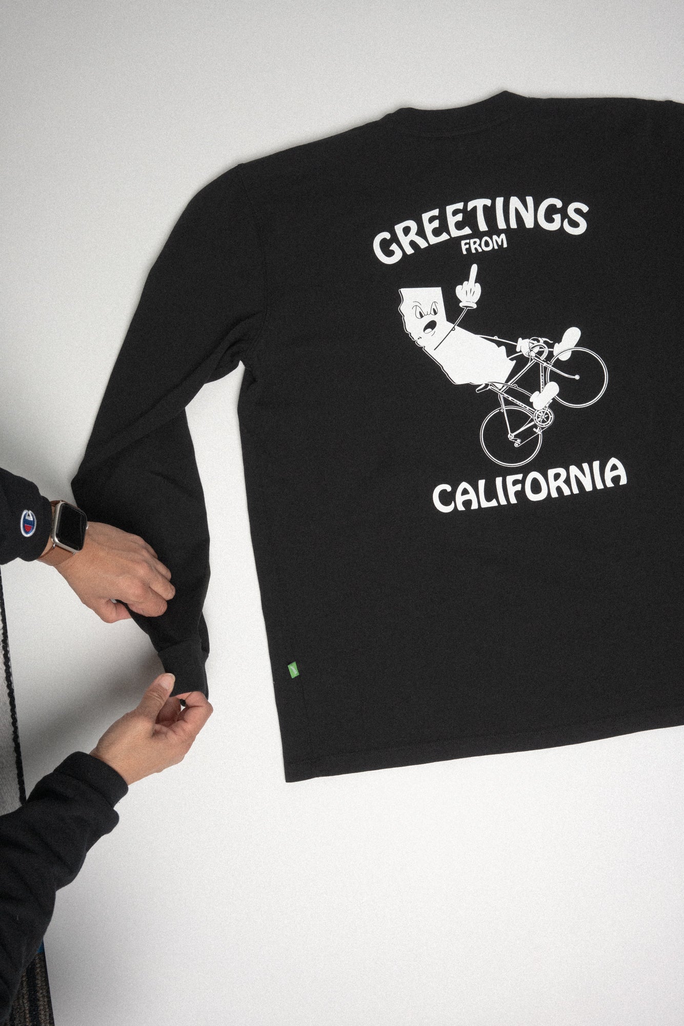 Greetings from California LS Tee Black