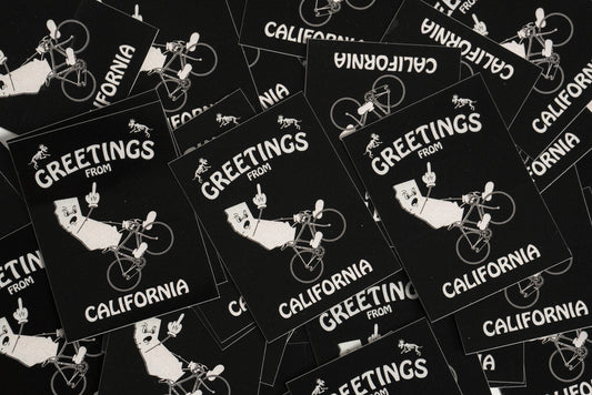 Greetings From California Sticker