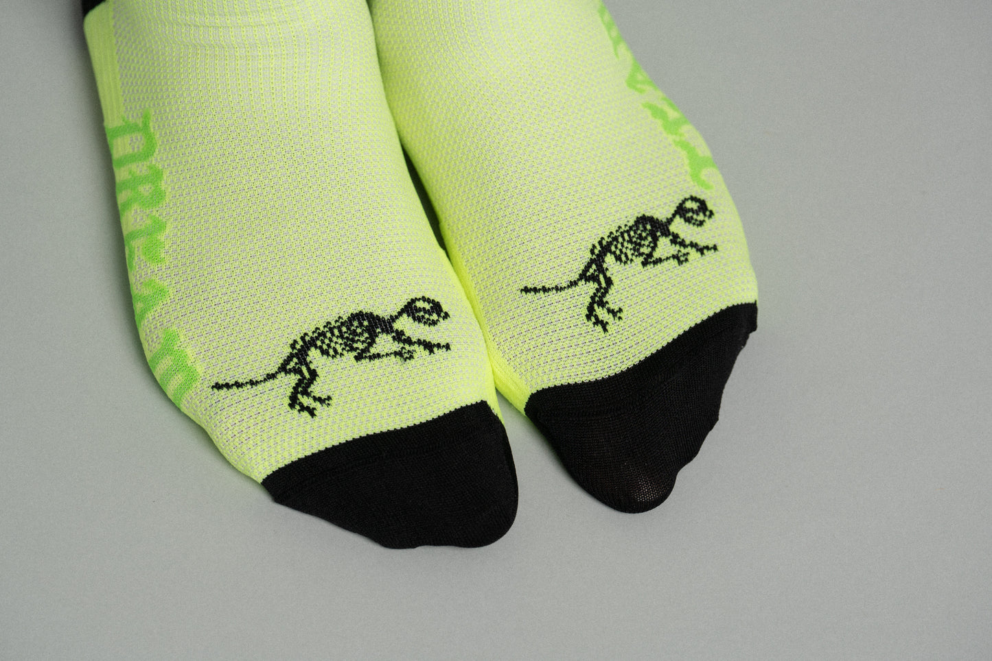 Hi-Vis Flame Socks White