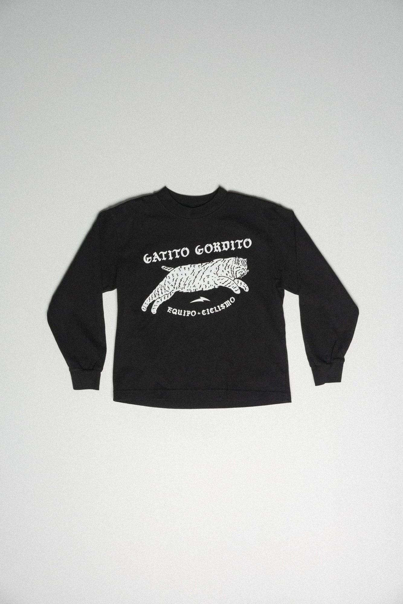 Lil Cubs Gatito Long Sleeve Black