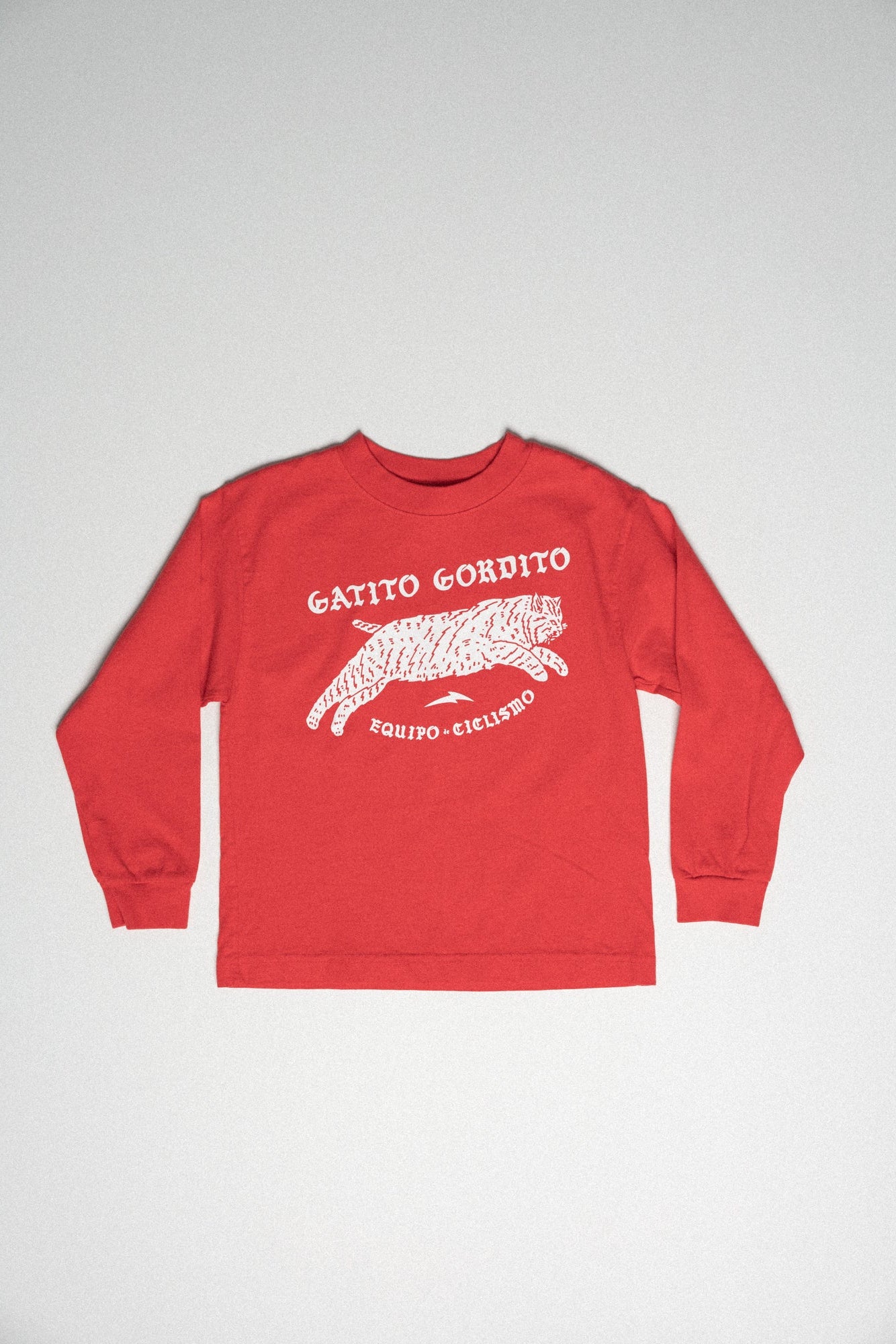 Lil Cubs Gatito Long Sleeve Red
