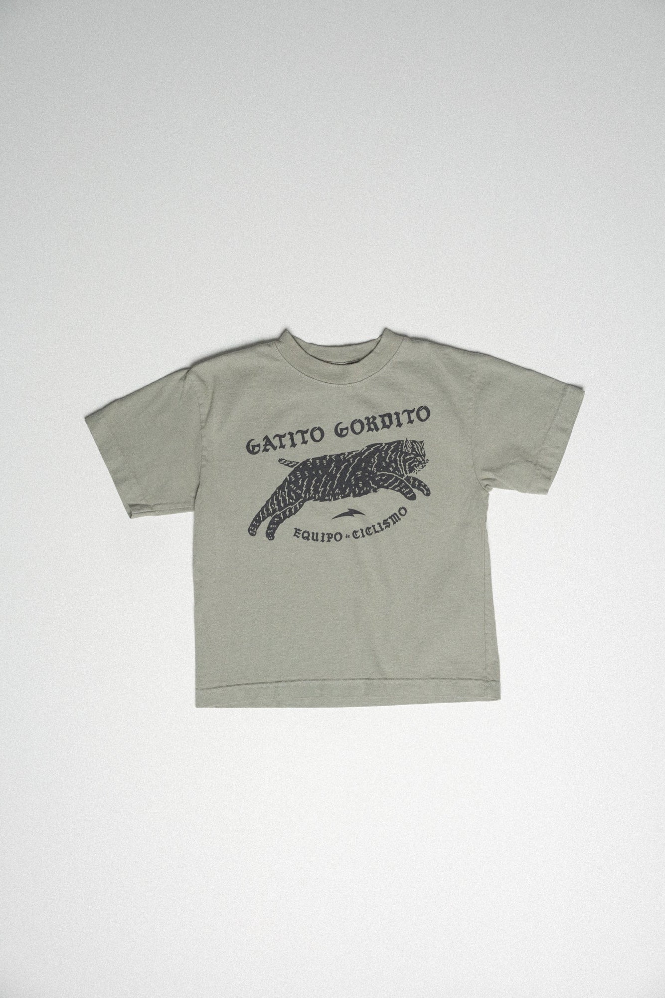 Lil Cubs Gatito Tee Sage