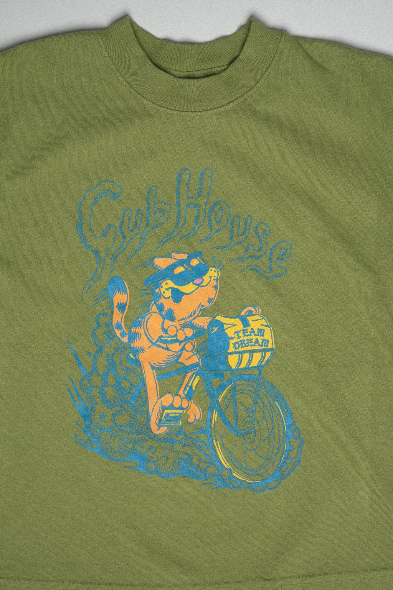 Lil Cubs Thicc and Dirty Cat Tee Green