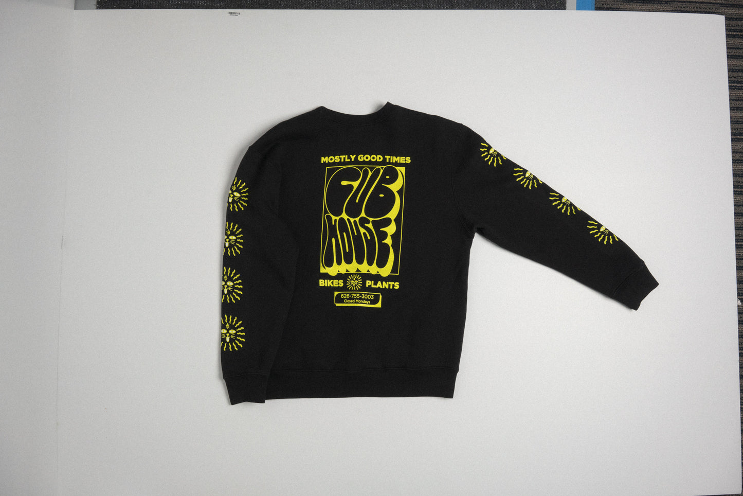 Mostly Good Times Crewneck Black