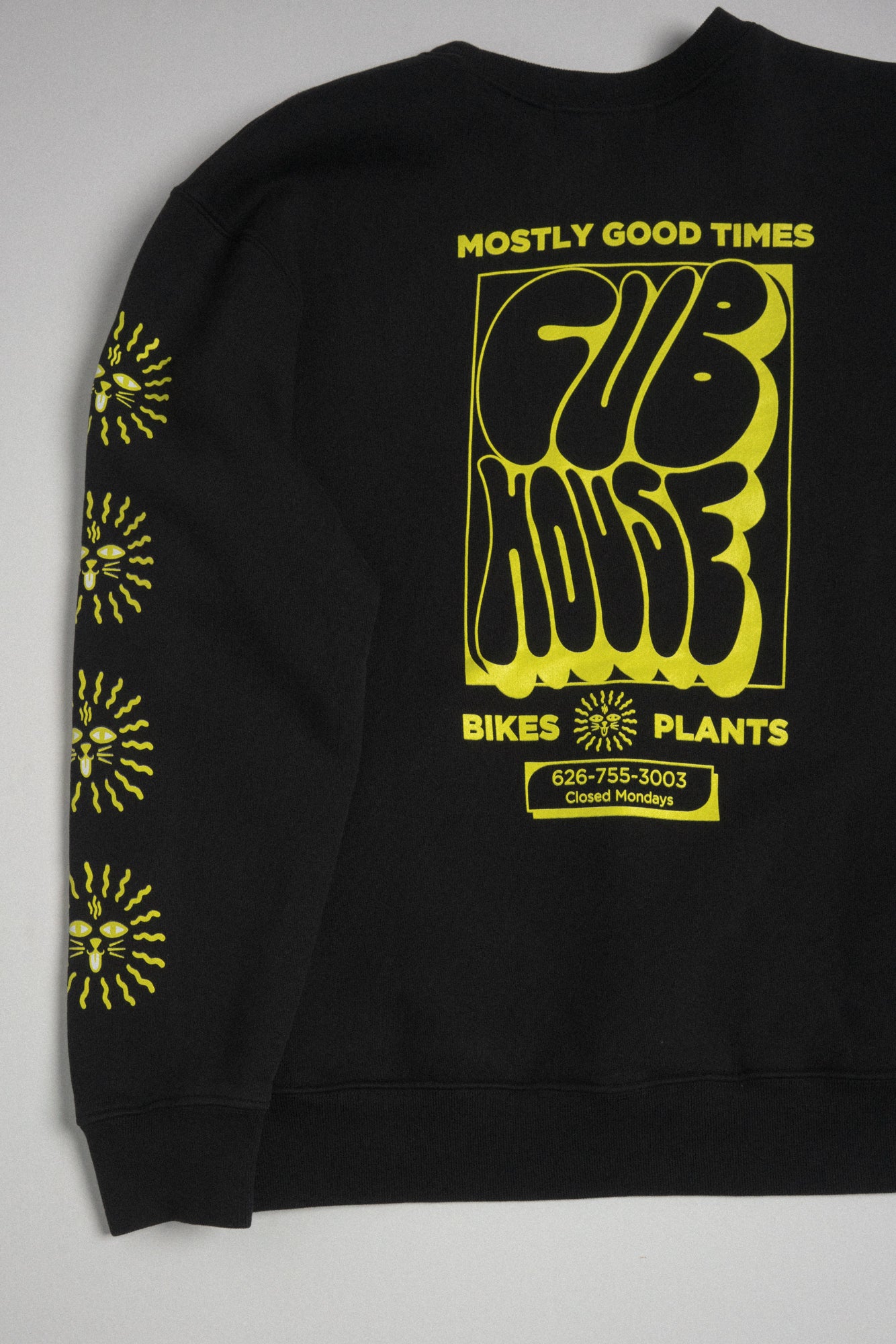 Mostly Good Times Crewneck Black