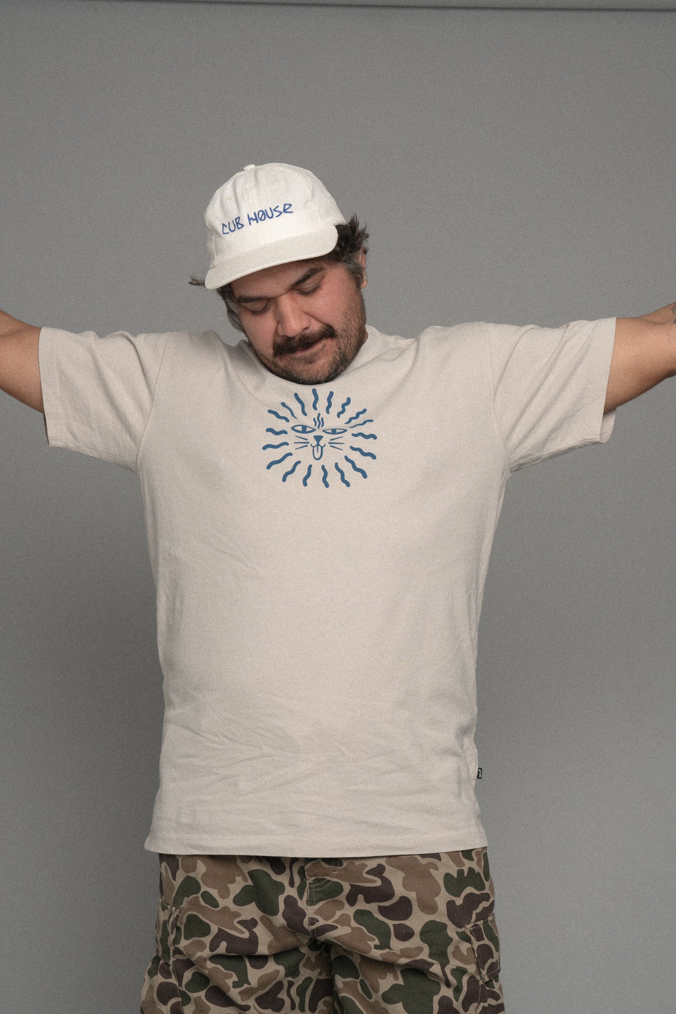 Mostly Good Times Tee Grey