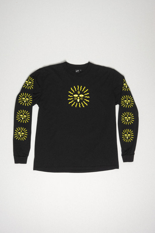 Mostly Good Times LS Tee Black