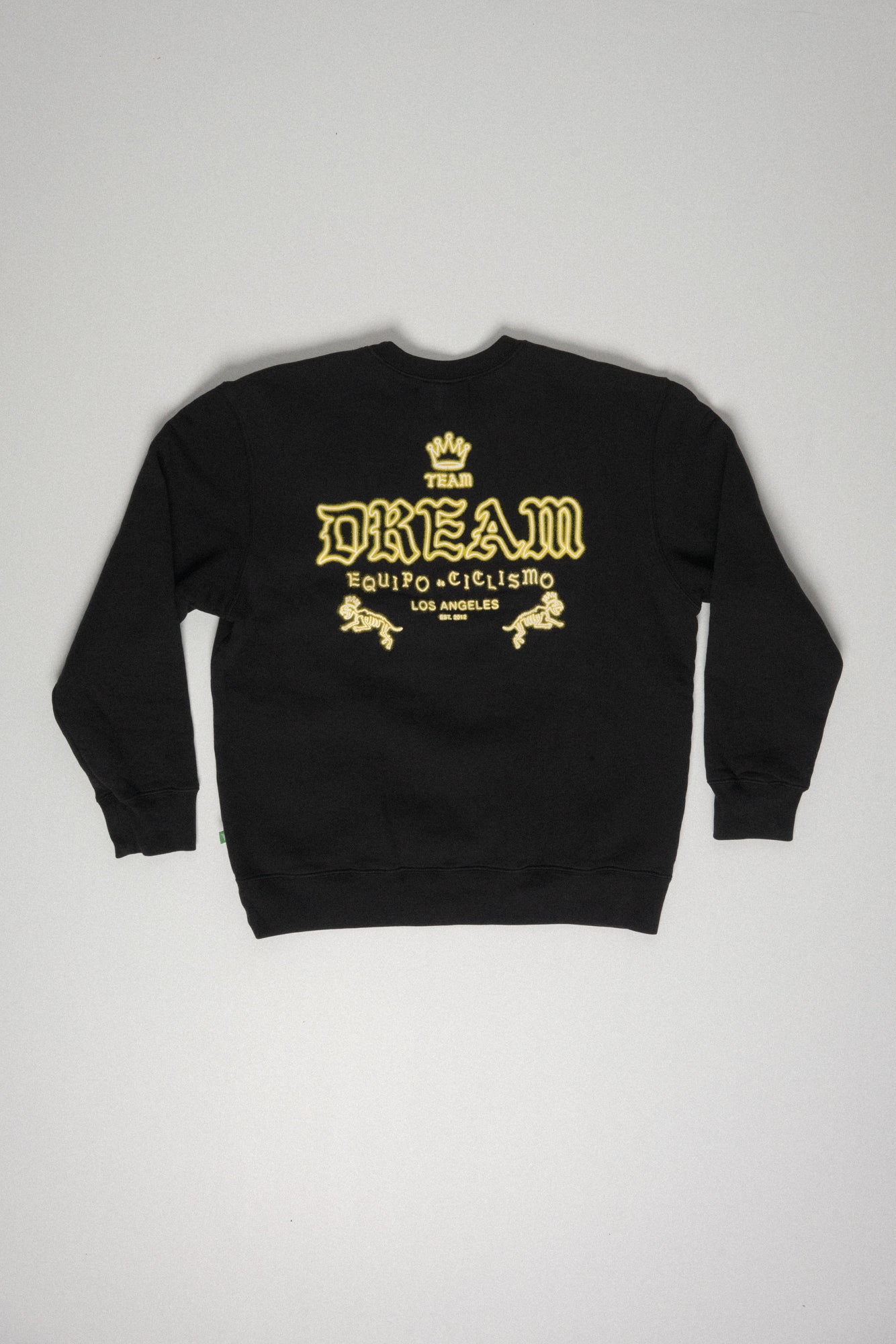 Neon Script Crewneck Black