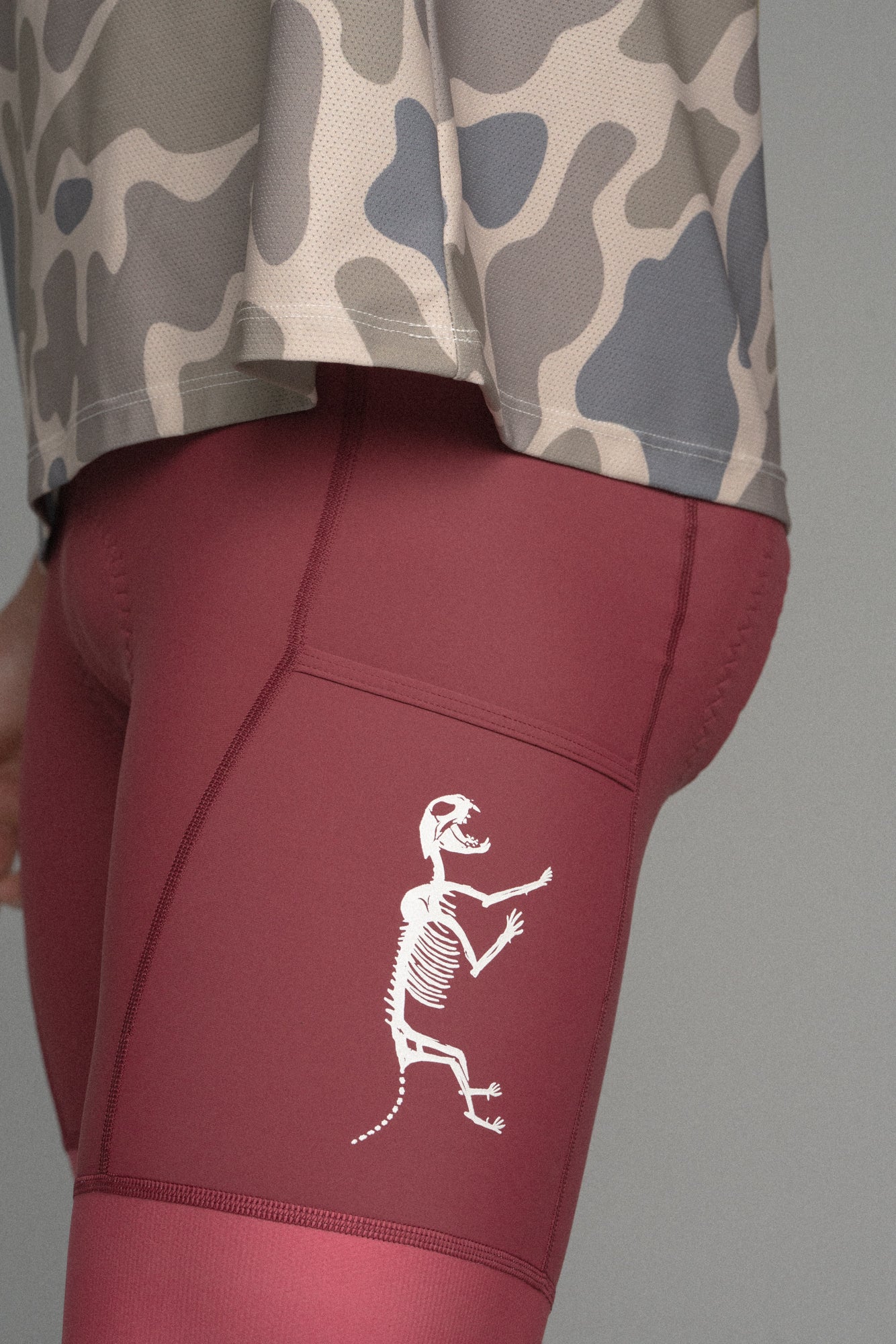 Men's über Pro Boney CARGO Bib Pinot Noir