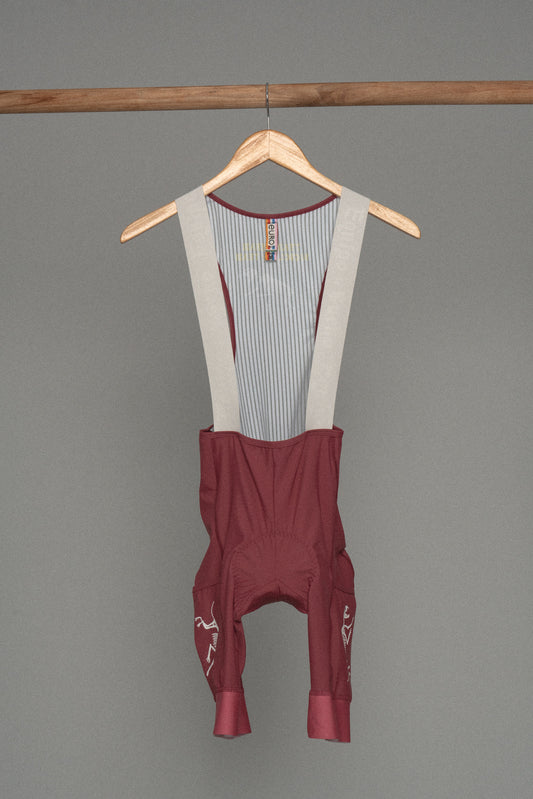 Women's über Pro Boney CARGO Bib Pinot Noir