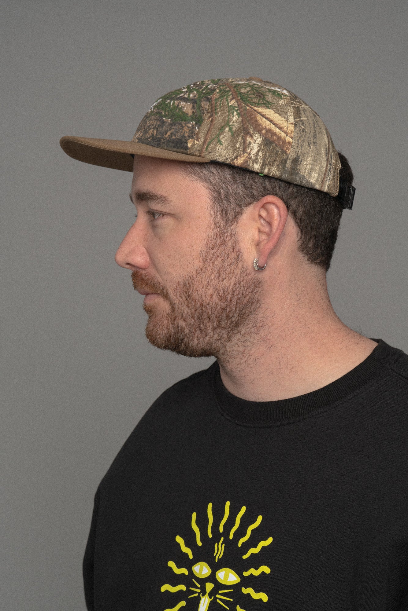 Mini Boney Ball Cap Real Tree Camo/Khaki Brim