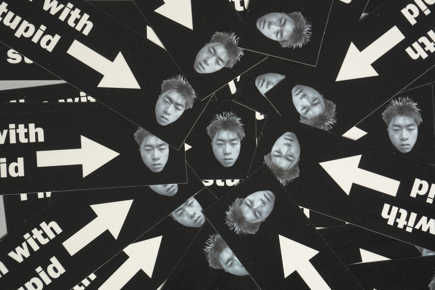 I’m with Stupid Sticker