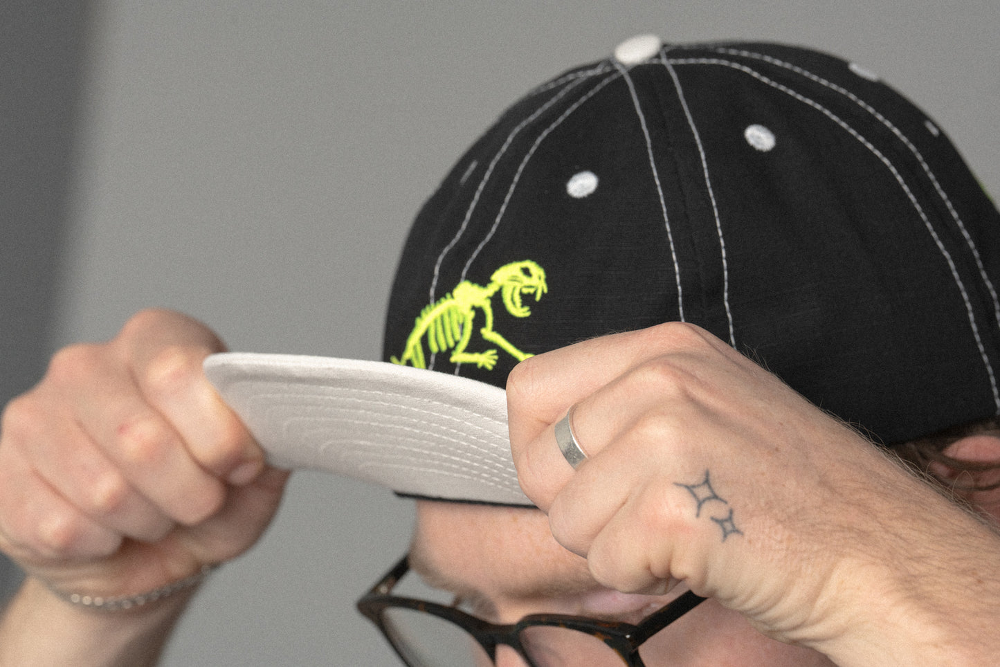 Boney Packable Cap Salt n Pepper