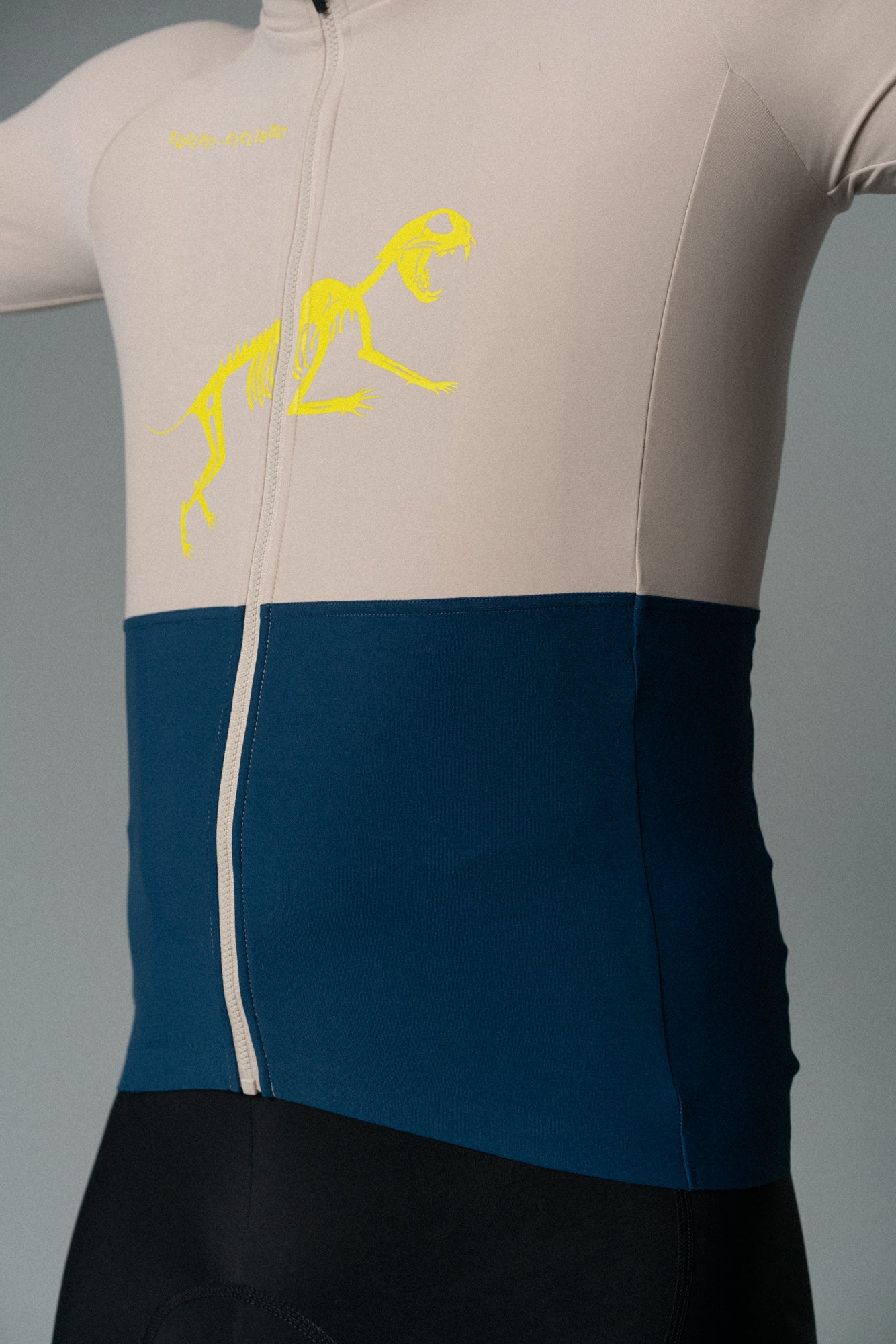 Sueño Long Sleeve Jersey Cream/Blue Block