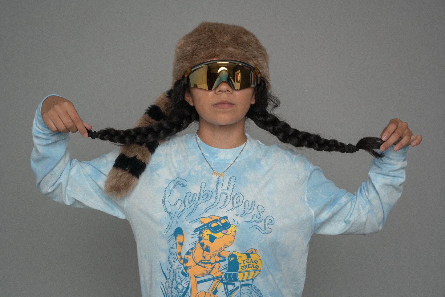 Thicc and Dirty LS Tee Tie Dye