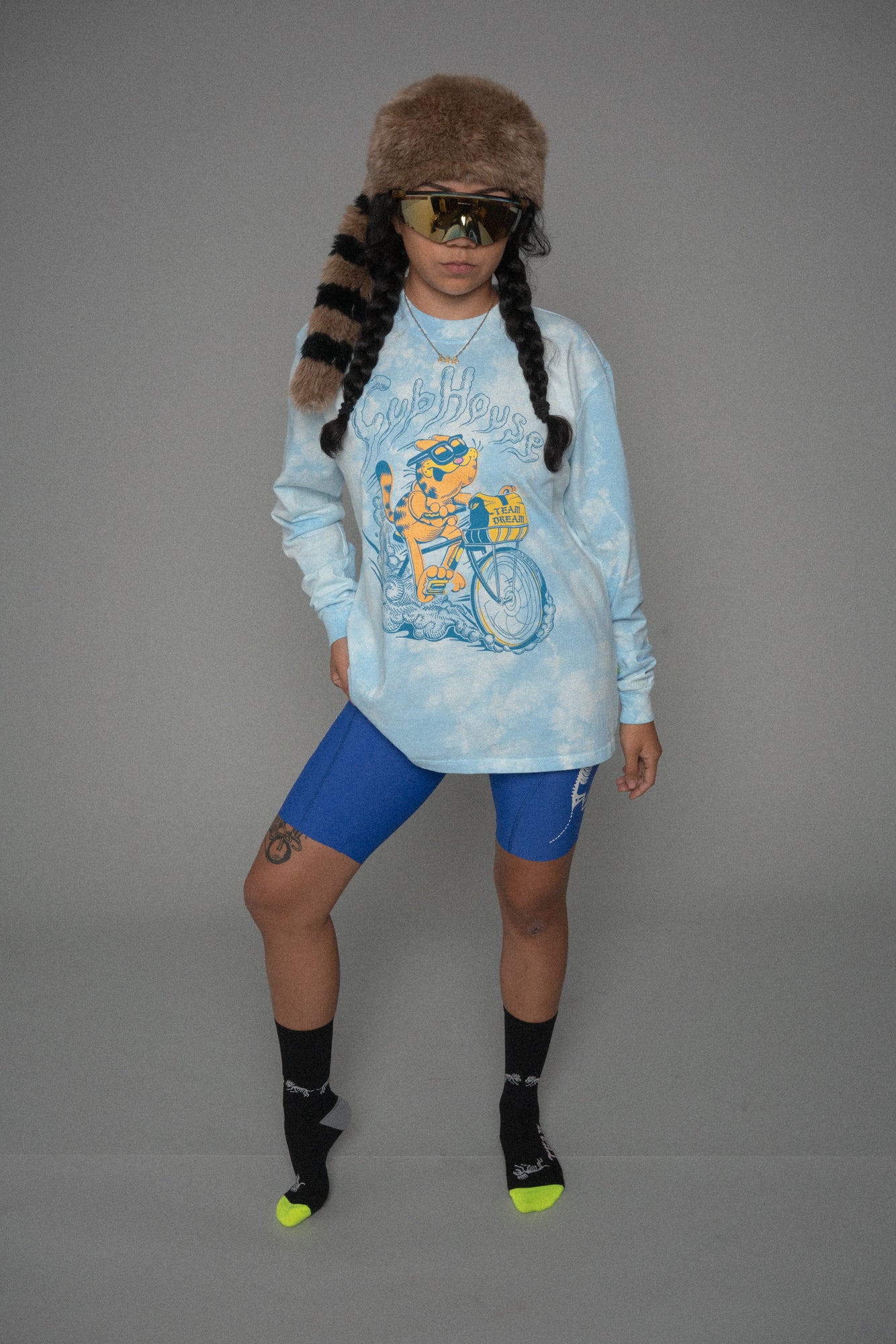 Thicc and Dirty LS Tee Tie Dye